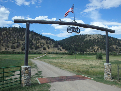 GDMBR: A ranch entrance.
